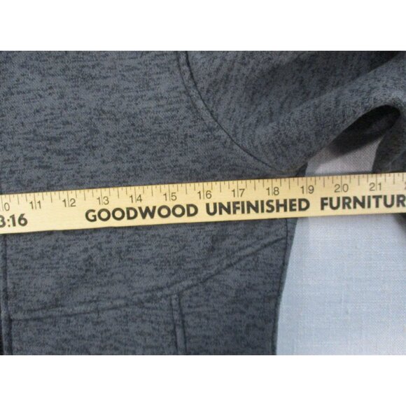 The North Face Womens Full-Zip Heathered Fleece Jacket Size - M Gray Polyester - Picture 4 of 8